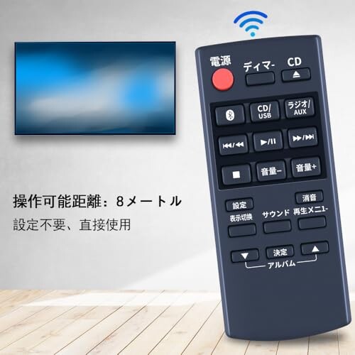 楽天市場】ミニコンポリモコン N2QAYB000947 for Panasonic