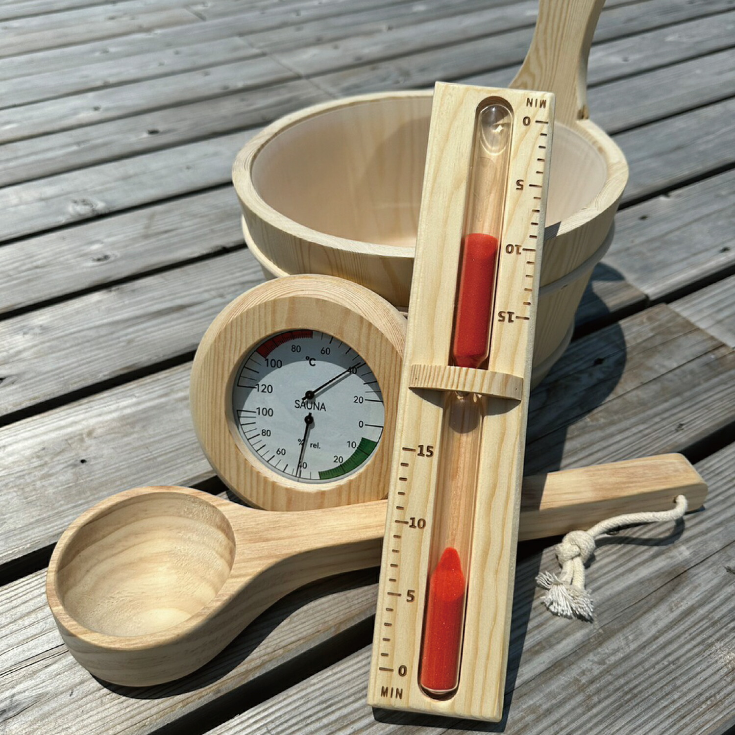 楽天市場】【SS限定割引】サウナアクセサリー ととのうセット 天然木材