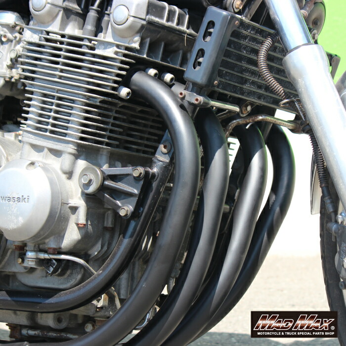 楽天市場】MADMAX製 ショート管マフラー ゼファー1100/RS用 ブラック