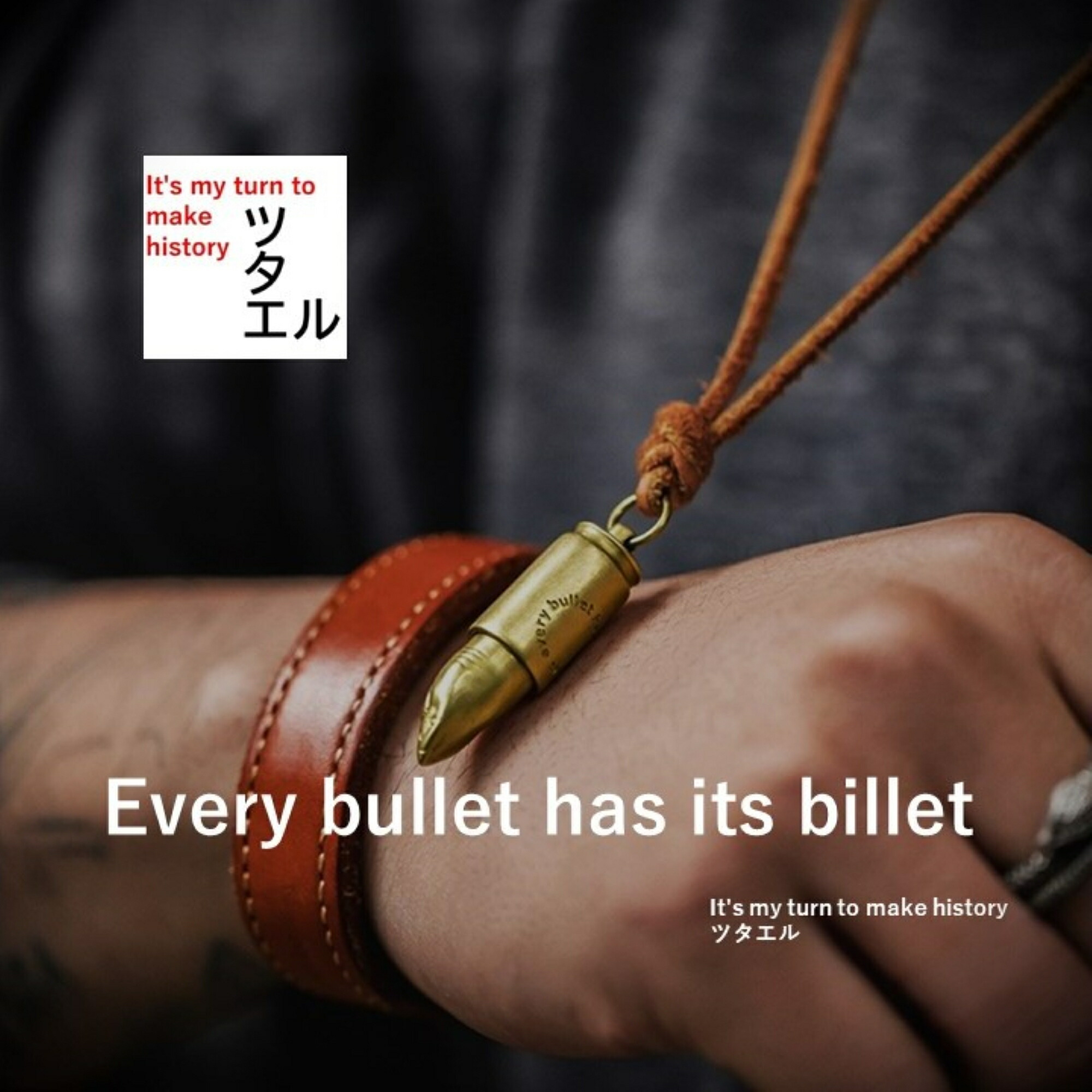 楽天市場】【ツタエル】シャーク バレット ペンダント 本革ネックレス