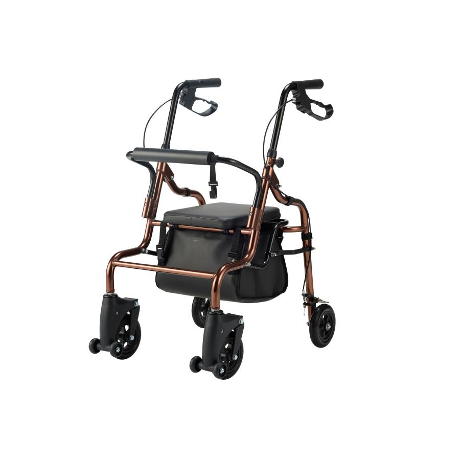 楽天市場】歩行器 歩行車 介護 福祉用品 椅子付 スルーン歩行車 コエル