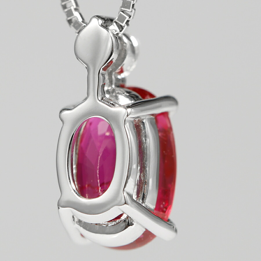 楽天市場】【鑑別書】 ルビー ネックレス 1カラット 非加熱 ピジョン