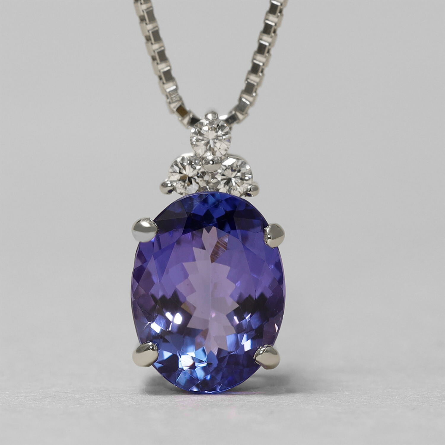 楽天市場】タンザナイト ネックレス 1.5カラット ダイヤモンド