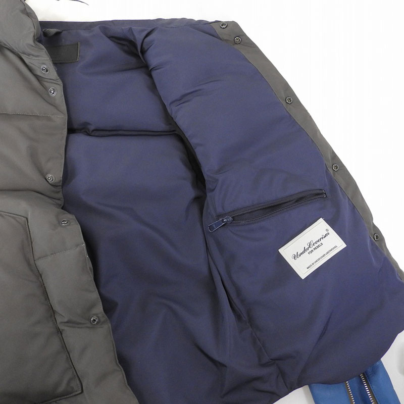 楽天市場】UNDERCOVERISM アンダーカバーイズム スリーブレザー ダウン