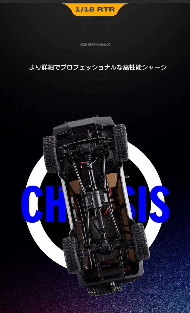楽天市場】FMS 1/18スケール RCカー 車 ホビーラジコン FCX18 RTR