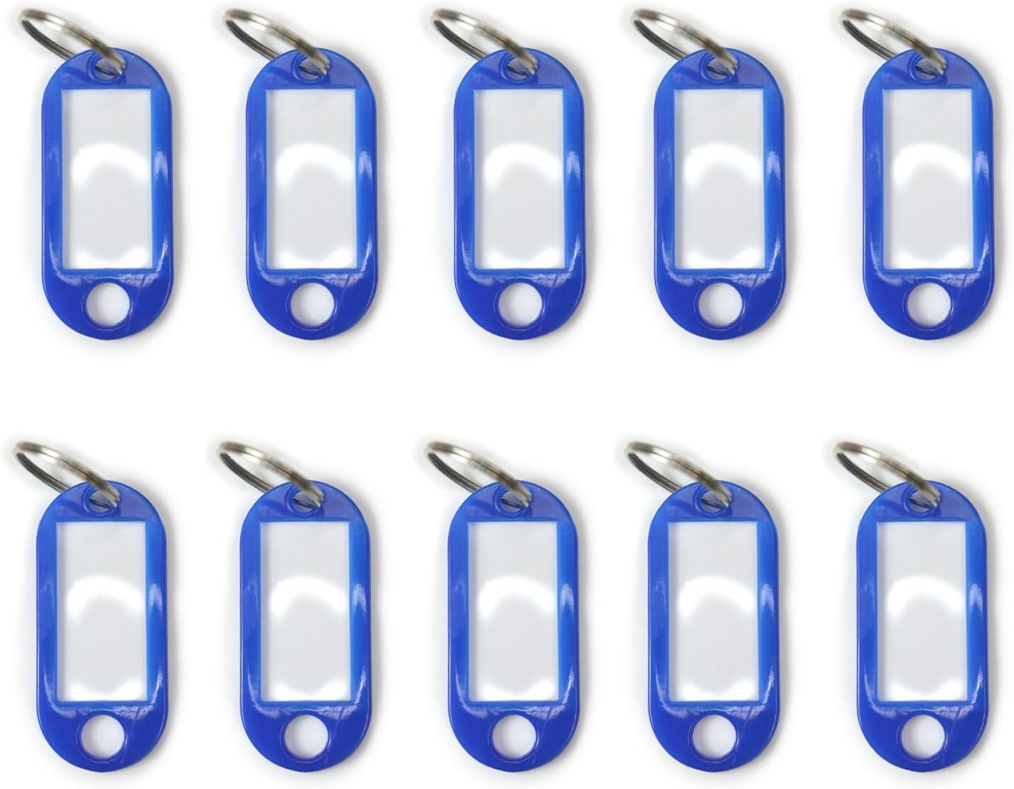 楽天市場】ネームタグ 名前タグ 名札【ブルー 10個入り】青 鍵