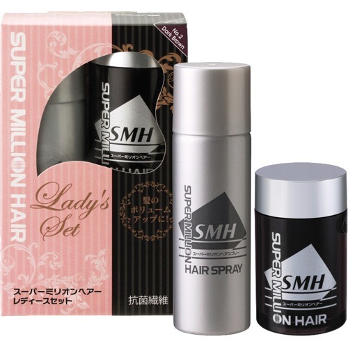 未使用・4個+2本セット・ダークブラウン】スーパーミリオンヘアー