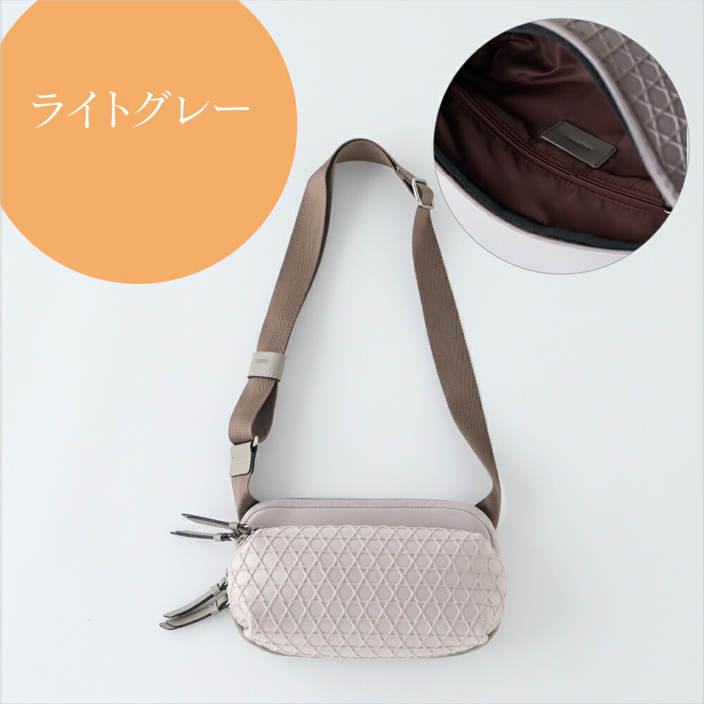 楽天市場】【LAQUOH公式】【撥水】クロスボディバッグ 2wayショルダー