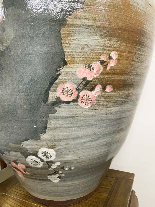 楽天市場】大迫力 圧巻の益子焼大壺 窯元：よこやま 美品 高さ約1m6cm