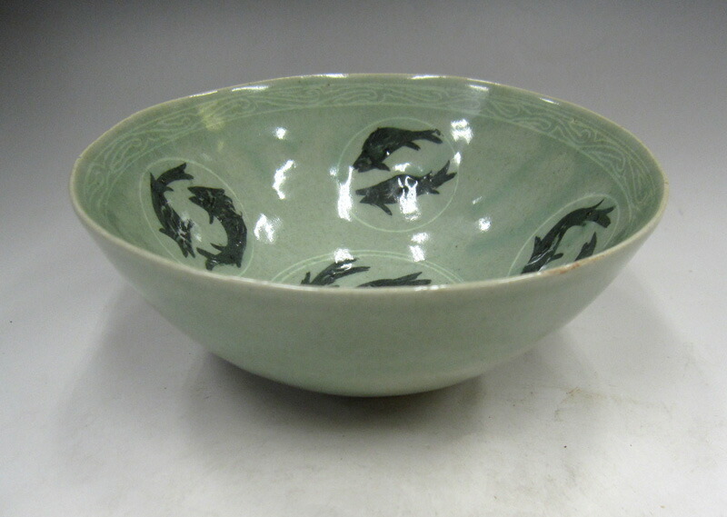 楽天市場】高麗青磁 象嵌魚文鉢 茶碗 李朝 陶磁器 韓国 朝鮮 茶道具 美