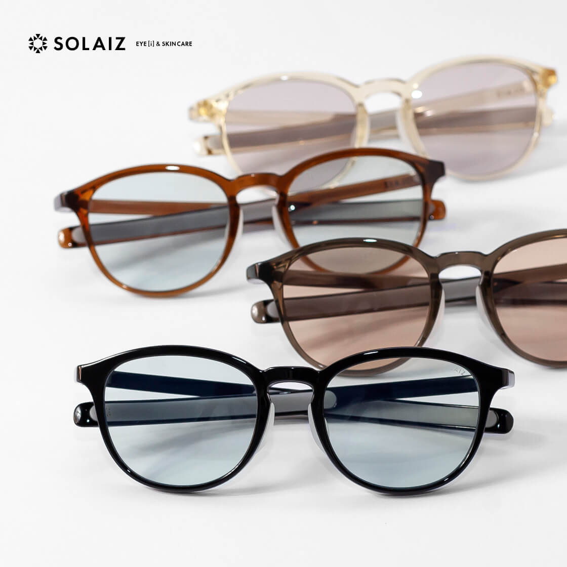 楽天市場】SOLAIZ ソライズ SLD-001 ミドルウェリントンサングラス