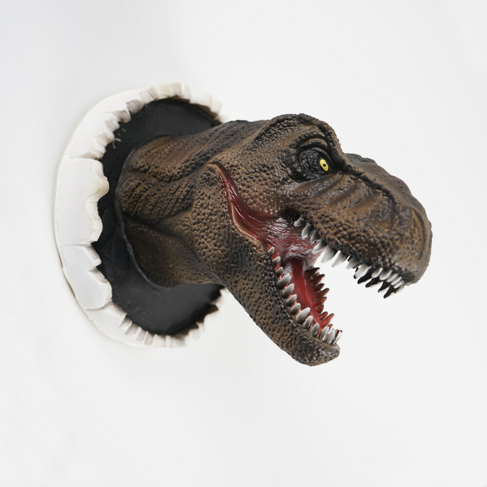 楽天市場】送料無料 高品質発泡素材 ティラノサウルス T-REX ウォール