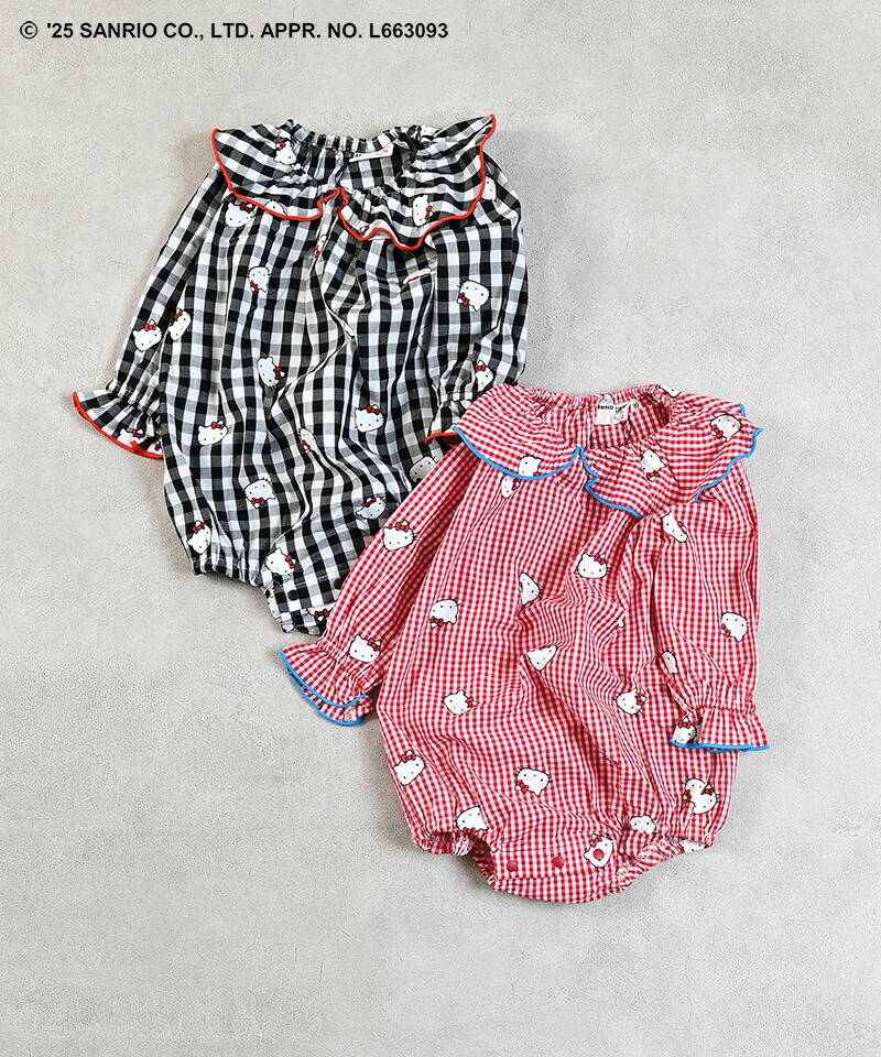 楽天市場】【MORE SALE／30%OFF】【別注】Hello Kitty フリル襟ロンパ