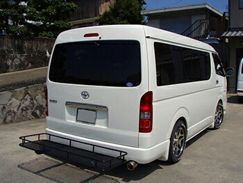 楽天市場】DMDハイエース200系標準 E級3本出し(ヒッチ+2本出し