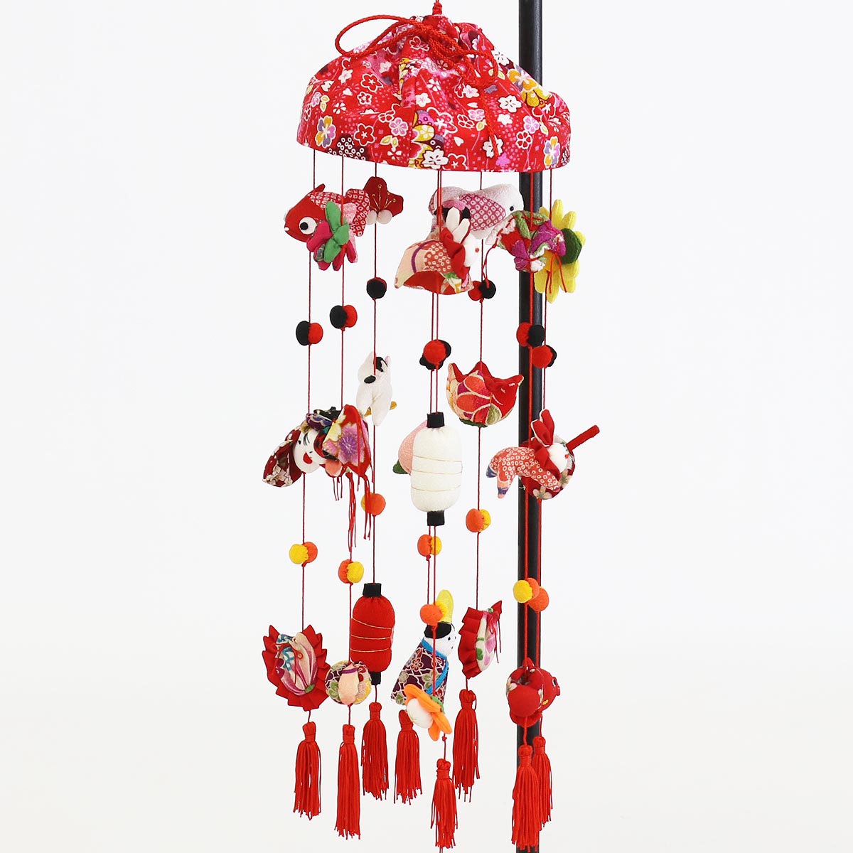 楽天市場】つるし飾り 7連 スタンド付き TRS-BZ-NO-07 桃の節句 雛祭り