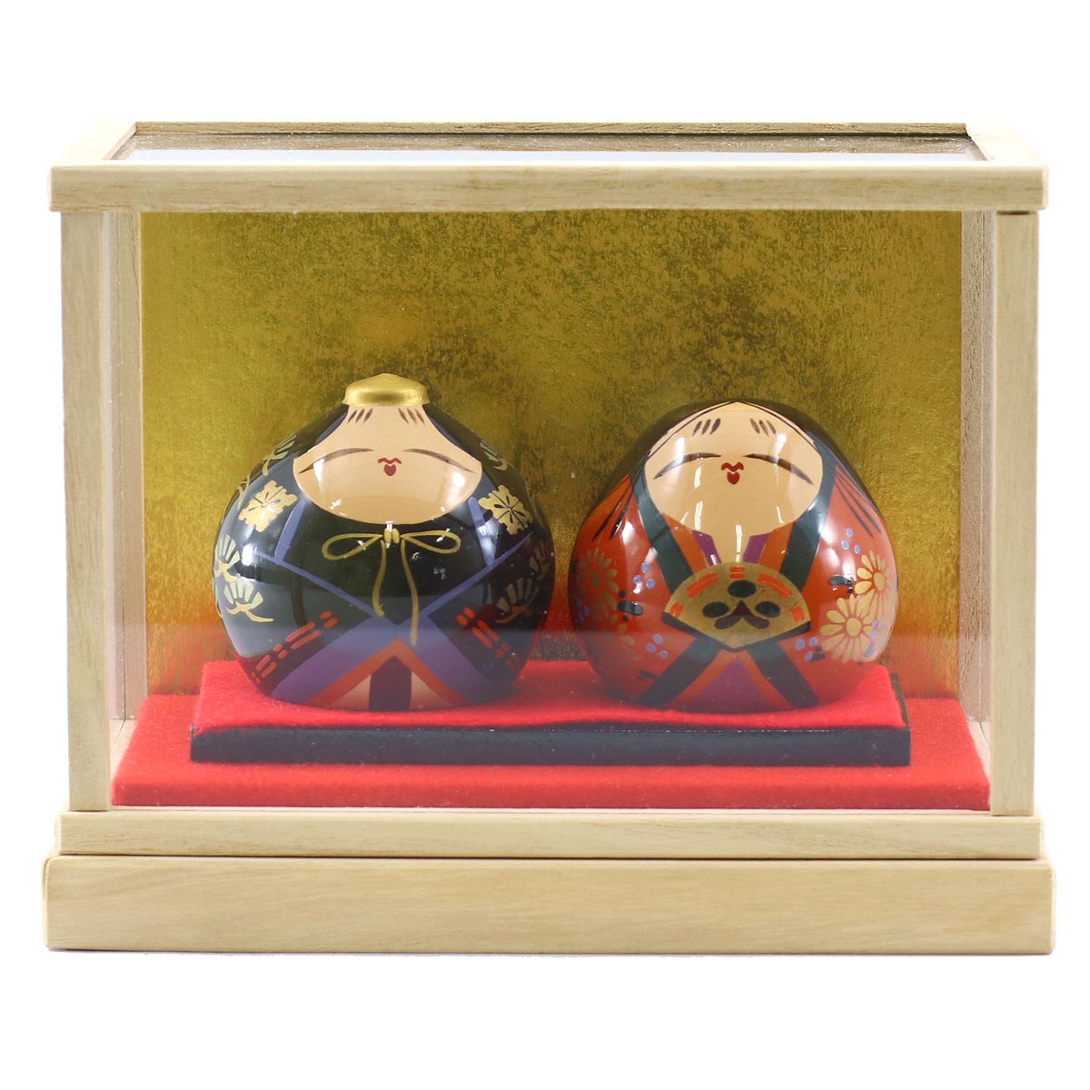 山口市伝統工芸 中村民芸社 大内人形 大内塗り 雛人形 桐箱付き 中村民芸社 大内人形 大内塗 ひな人形 雛人形 山口県伝統工芸品 ペア