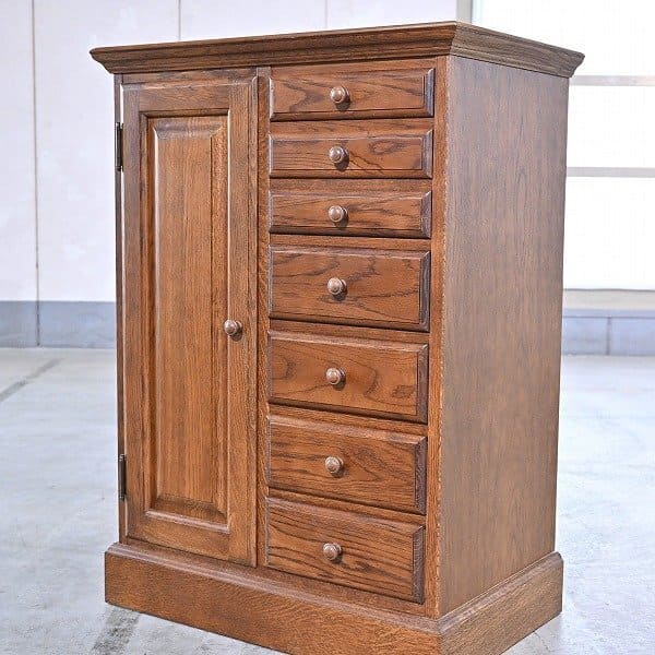 楽天市場】葉山ガーデン ミドルチェスト 7杯 オーク無垢材