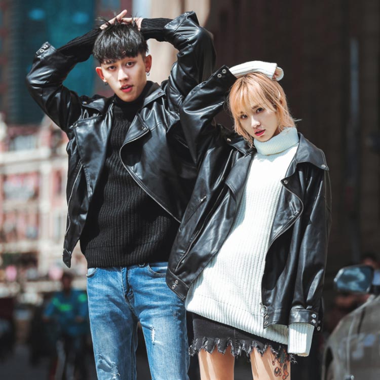 楽天市場】ライダース ジャケット レディース 黒 革ジャン メンズ