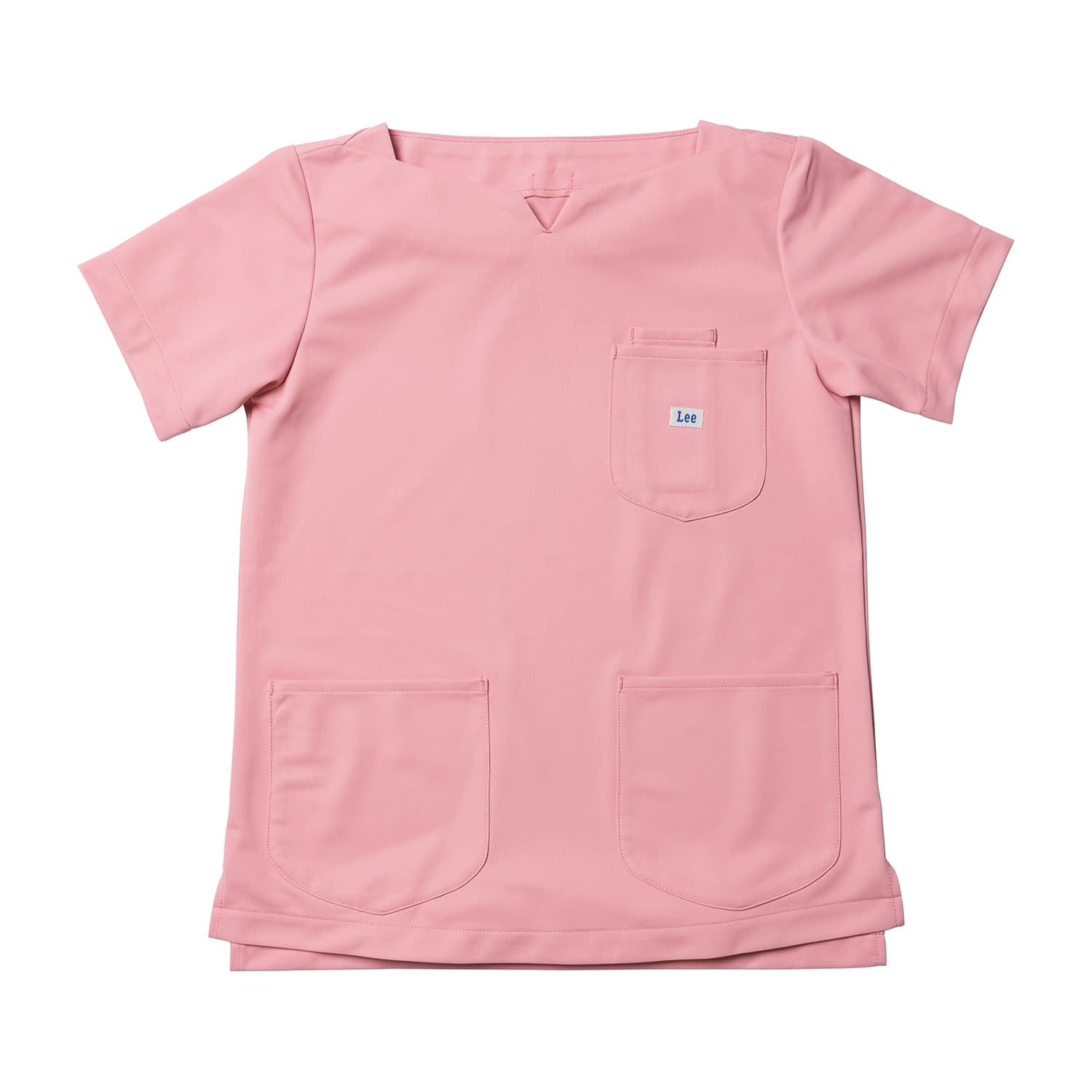 楽天市場】Leeレディススクラブ(キーネック) LMS43001-9(XL)ピンク 1枚