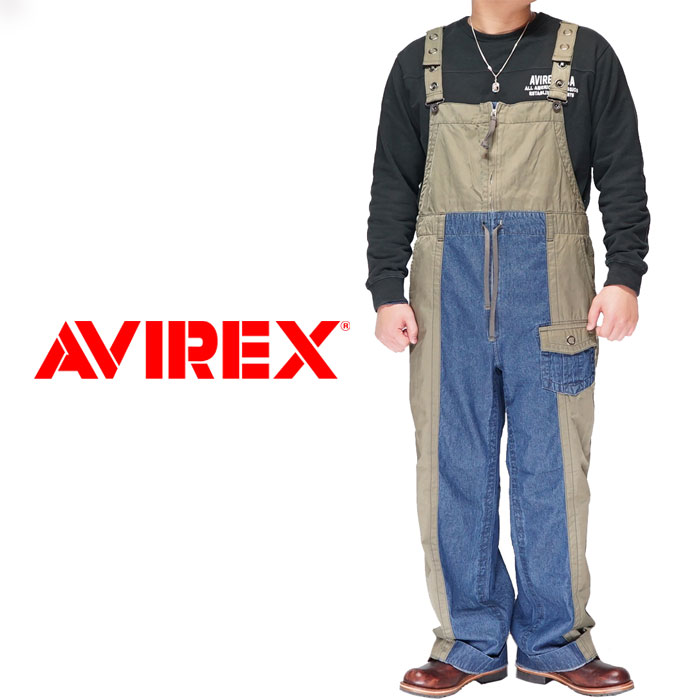 AVIREX ミリタリーオーバーオール XL AVIREX ミリタリーオーバーオール
