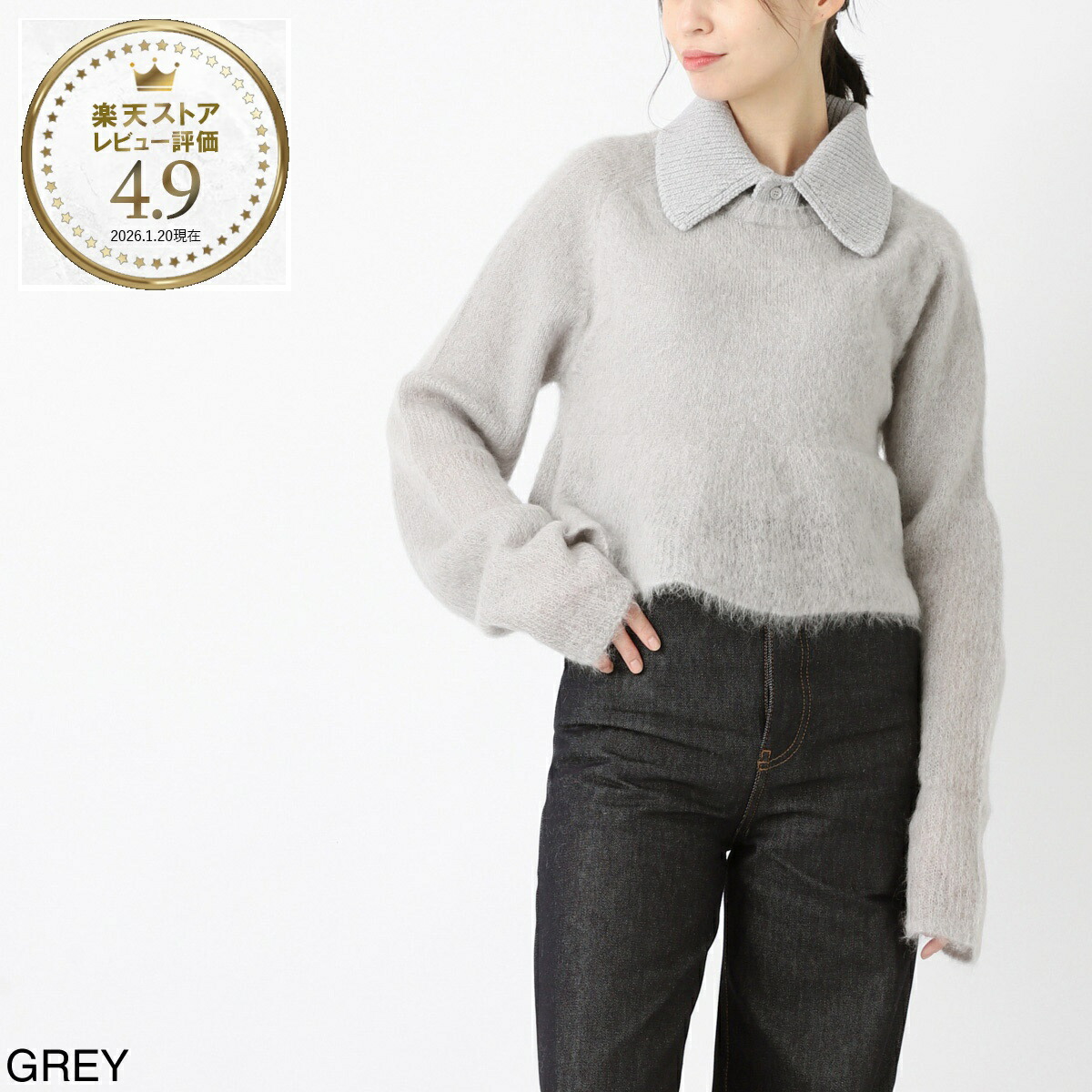 楽天市場】ロエベ LOEWE 襟付き ニット ポロ セーター レディース