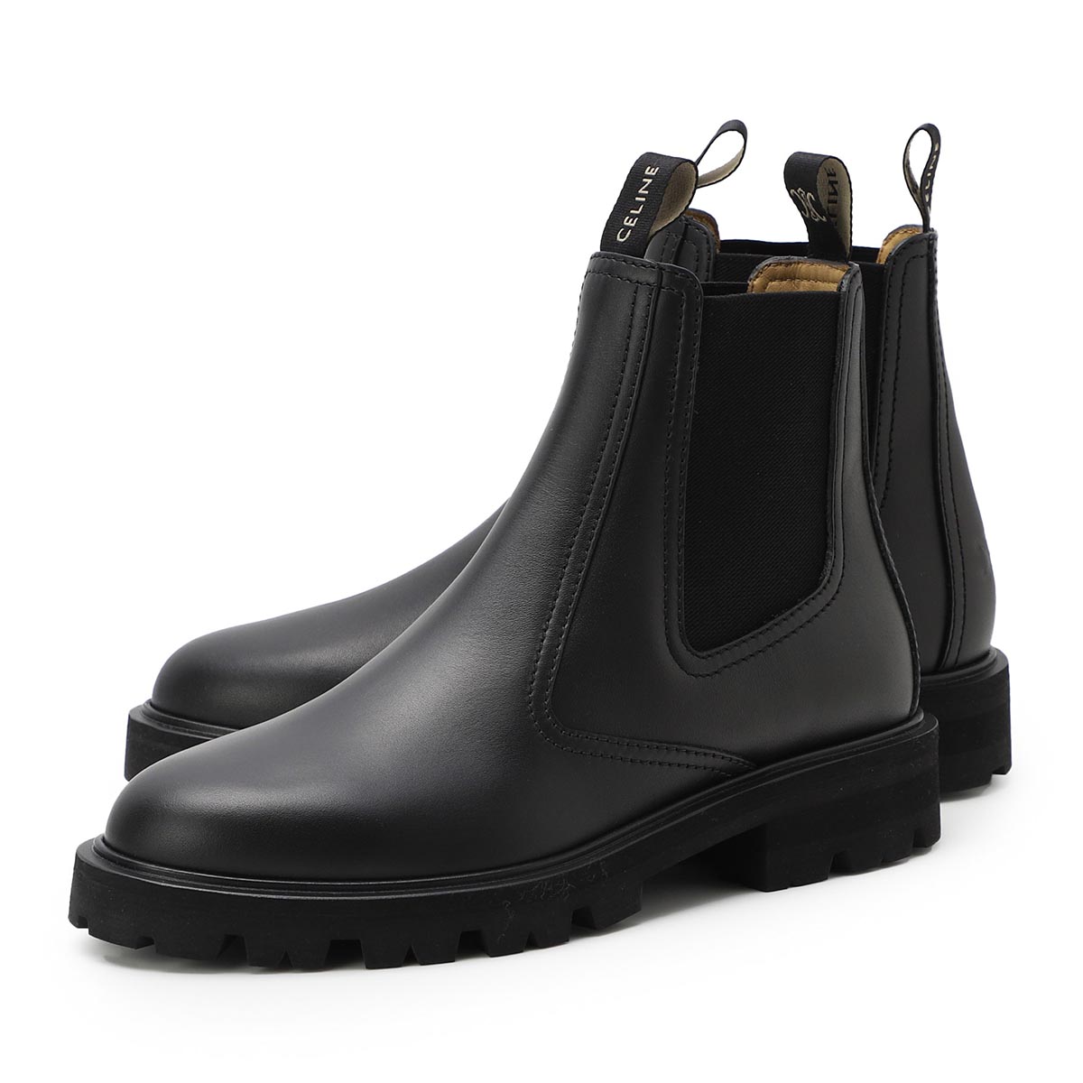 楽天市場】セリーヌ CELINE チェルシーブーツ ブラック レディース