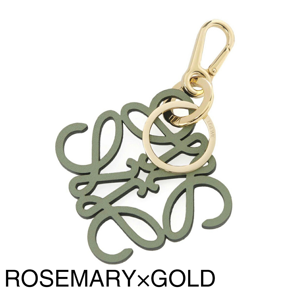 LOEWE ロゴチャーム ローズゴールド LOEWE ロゴチャーム ローズ