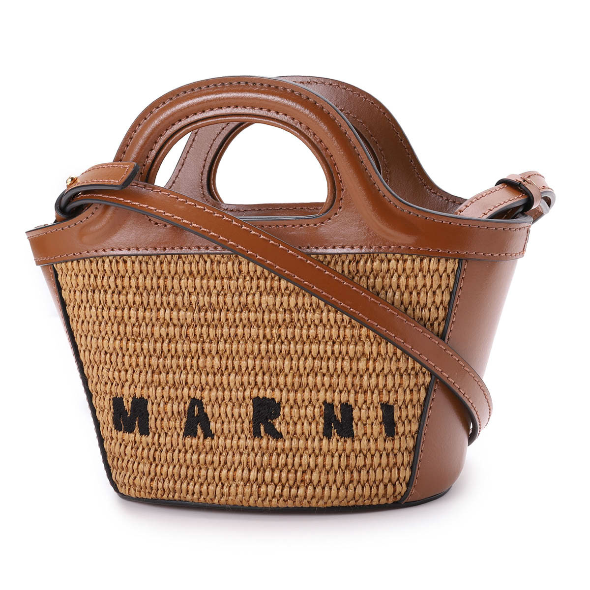 楽天市場】マルニ MARNI ショルダーバッグ 2WAY かごバッグ ブラウン