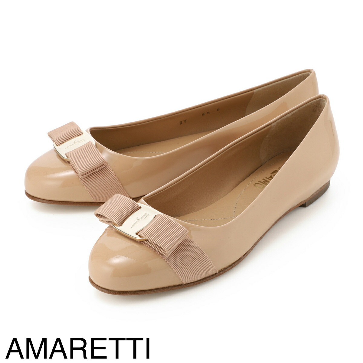 楽天市場】フェラガモ FERRAGAMO バレエシューズ フラットシューズ