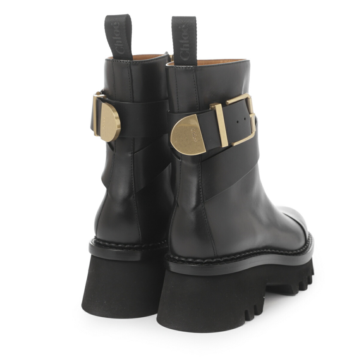 楽天市場】クロエ Chloe アンクルブーツ ブラック レディース 大きい