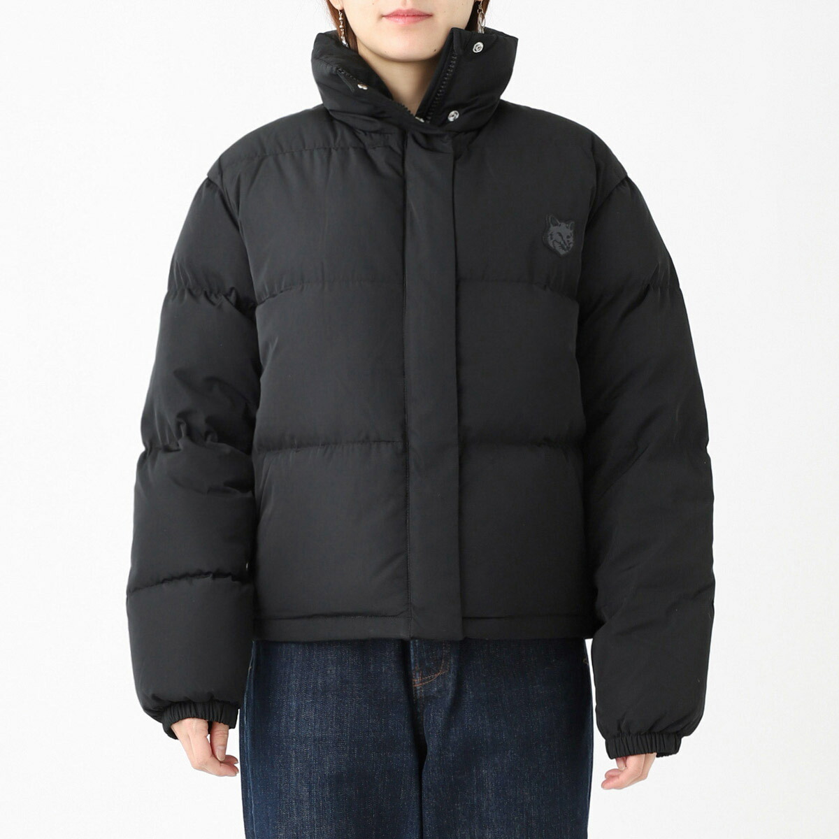 楽天市場】メゾンキツネ MAISON KITSUNE ダウンジャケット ブラック