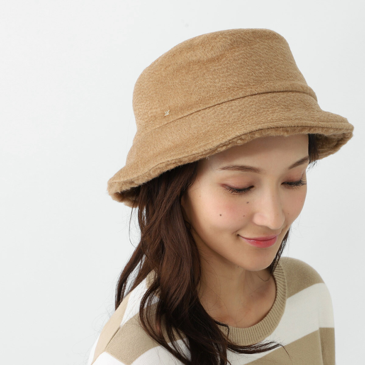 楽天市場】マックスマーラ Max Mara バケットハット ブラウン