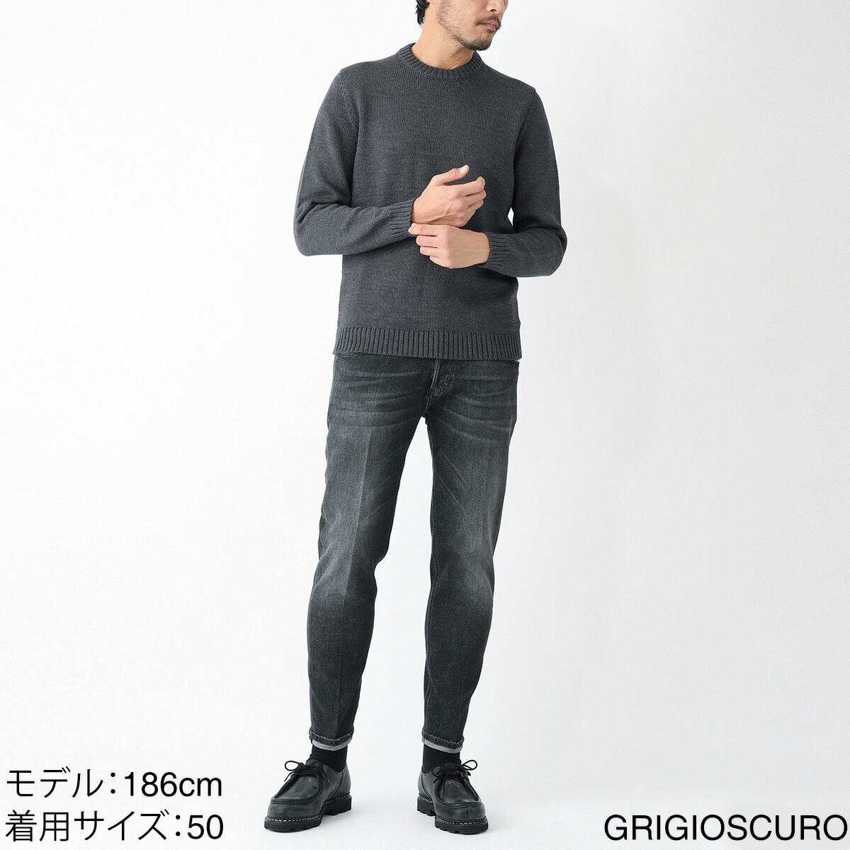 楽天市場】ザノーネ ZANONE クルーネックニット メンズ 大きいサイズ