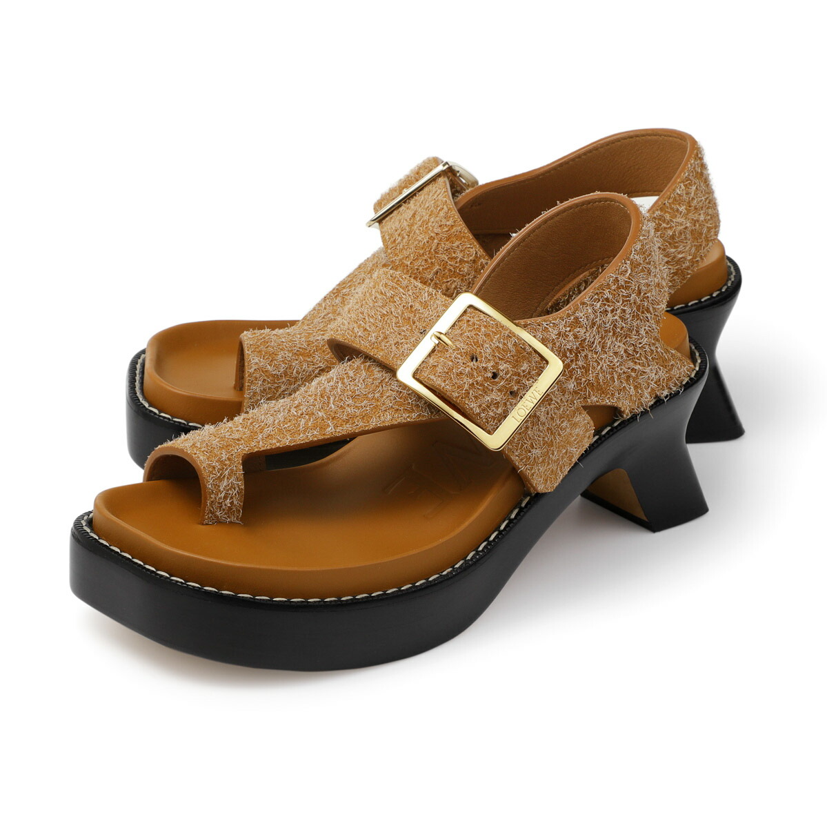 楽天市場】ロエベ LOEWE サンダル ブラウン レディース l814465x92