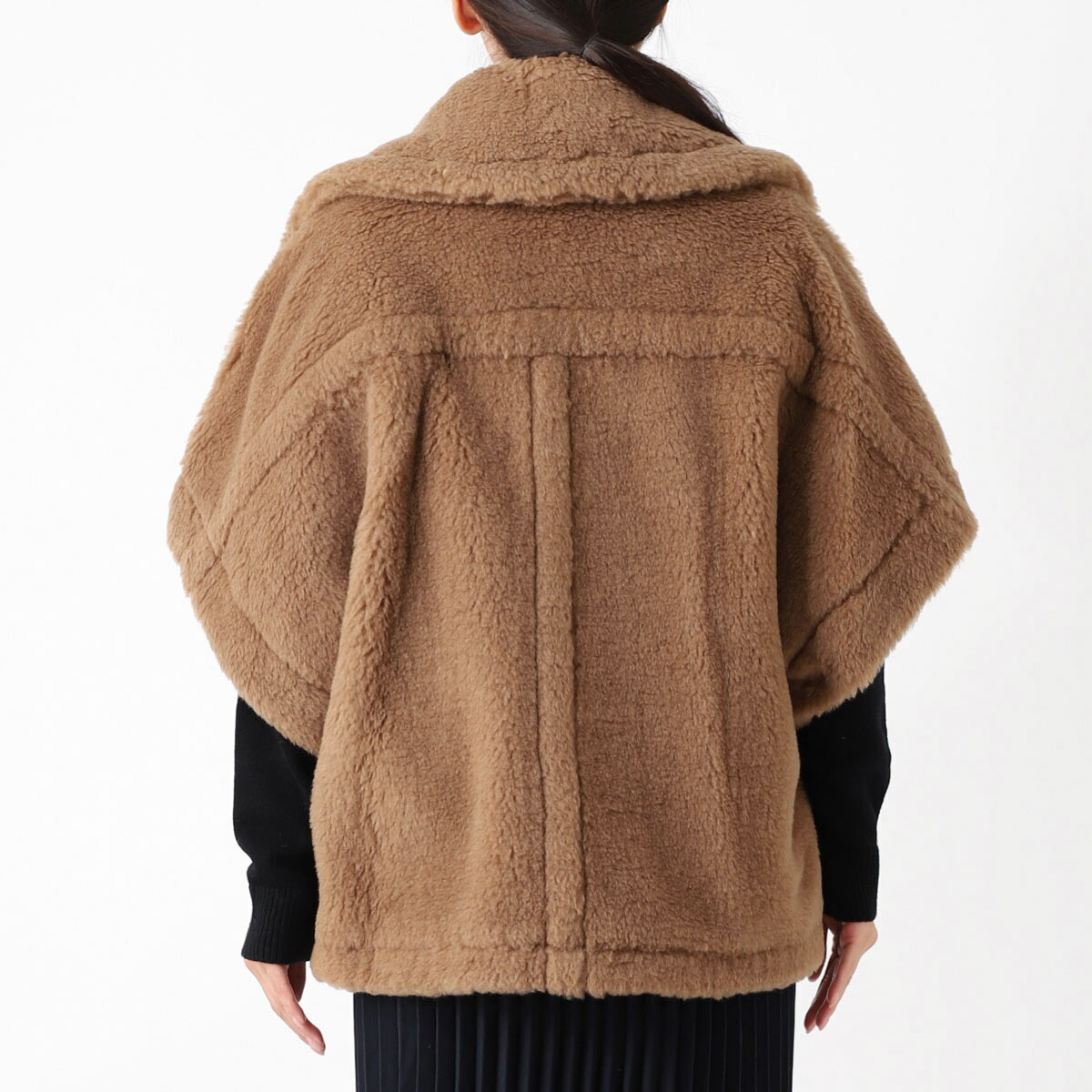 楽天市場】マックスマーラ Max Mara ケープ ポンチョ ブラウン