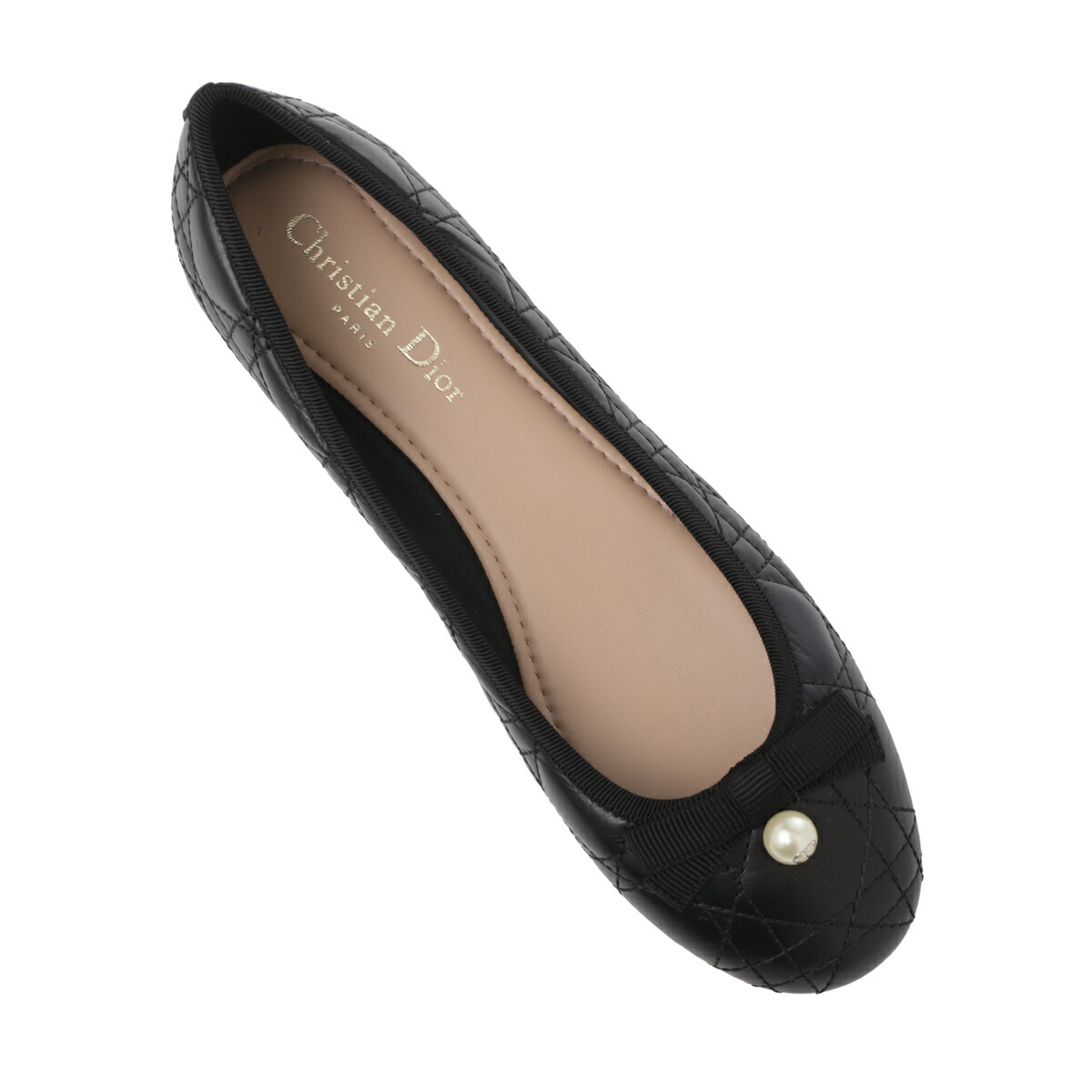 楽天市場】ディオール DIOR バレエシューズ フラットシューズ ブラック