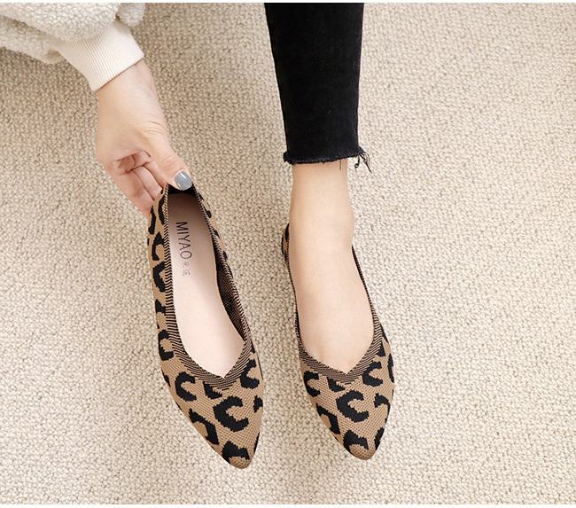 楽天市場】レオパード柄 フラットシューズ パンプス フラット シューズ