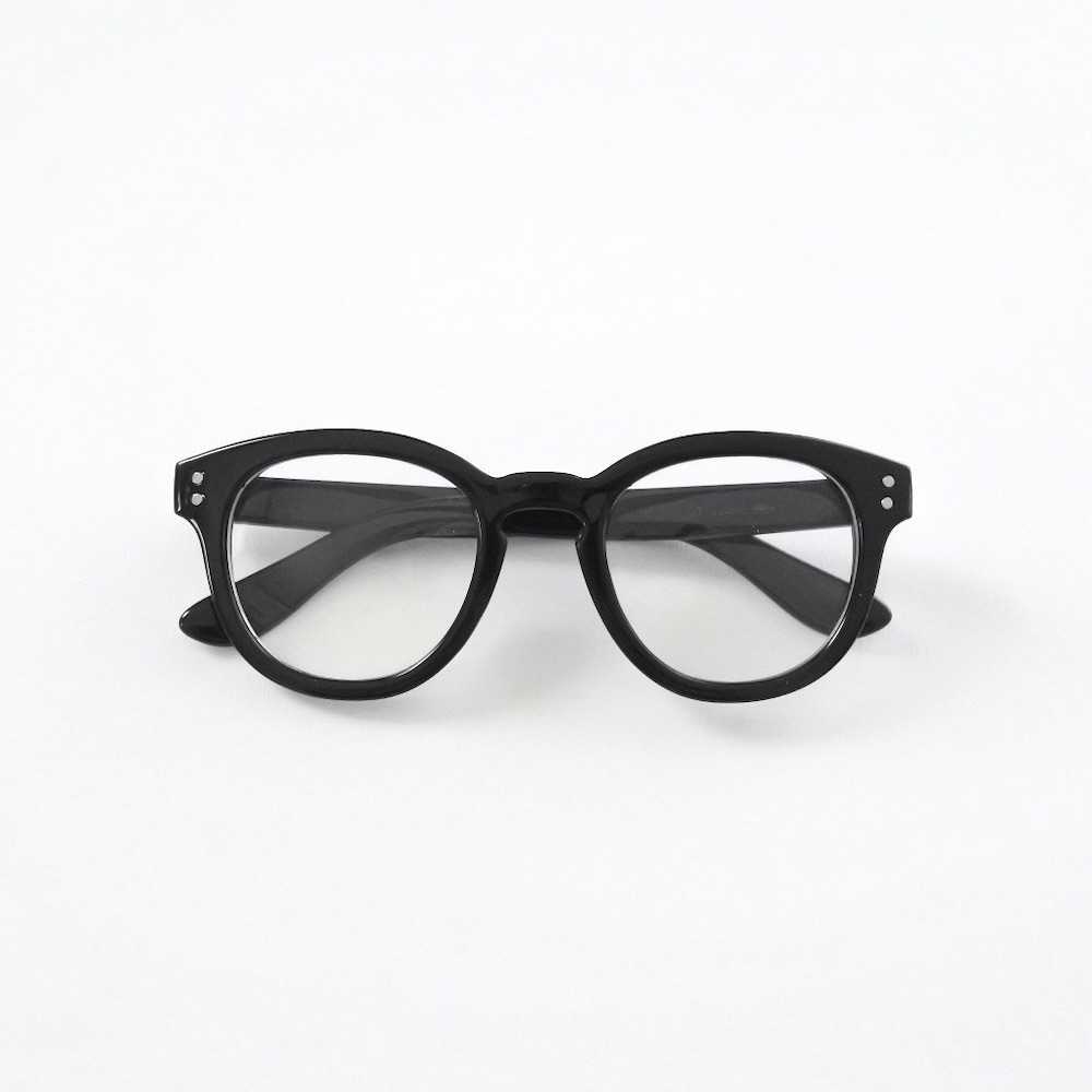 楽天市場】伊達メガネ 黒縁眼鏡 BLACK ブラックフレーム クリアレンズ