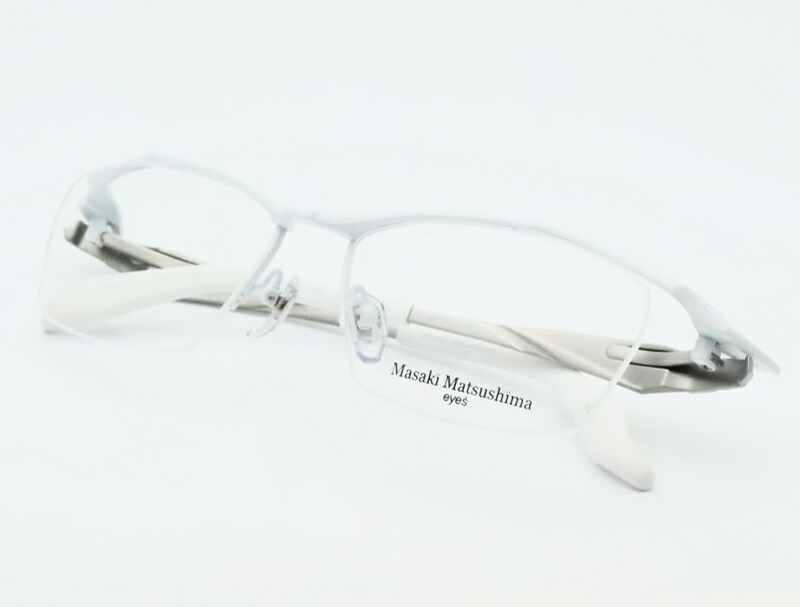 楽天市場】レンズつき マサキマツシマ メガネ MF-1309 3 ホワイト