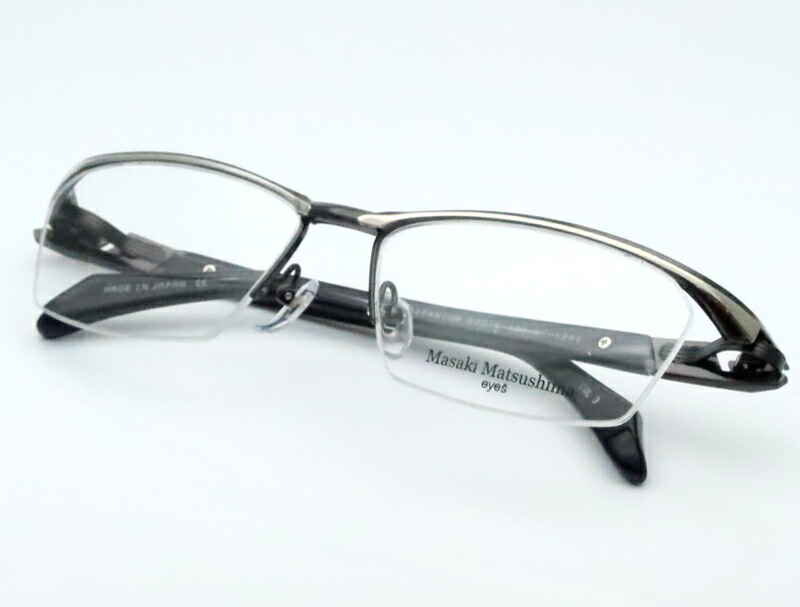 楽天市場】レンズつき マサキマツシマ メガネ MF-1265 3 ガンメタル
