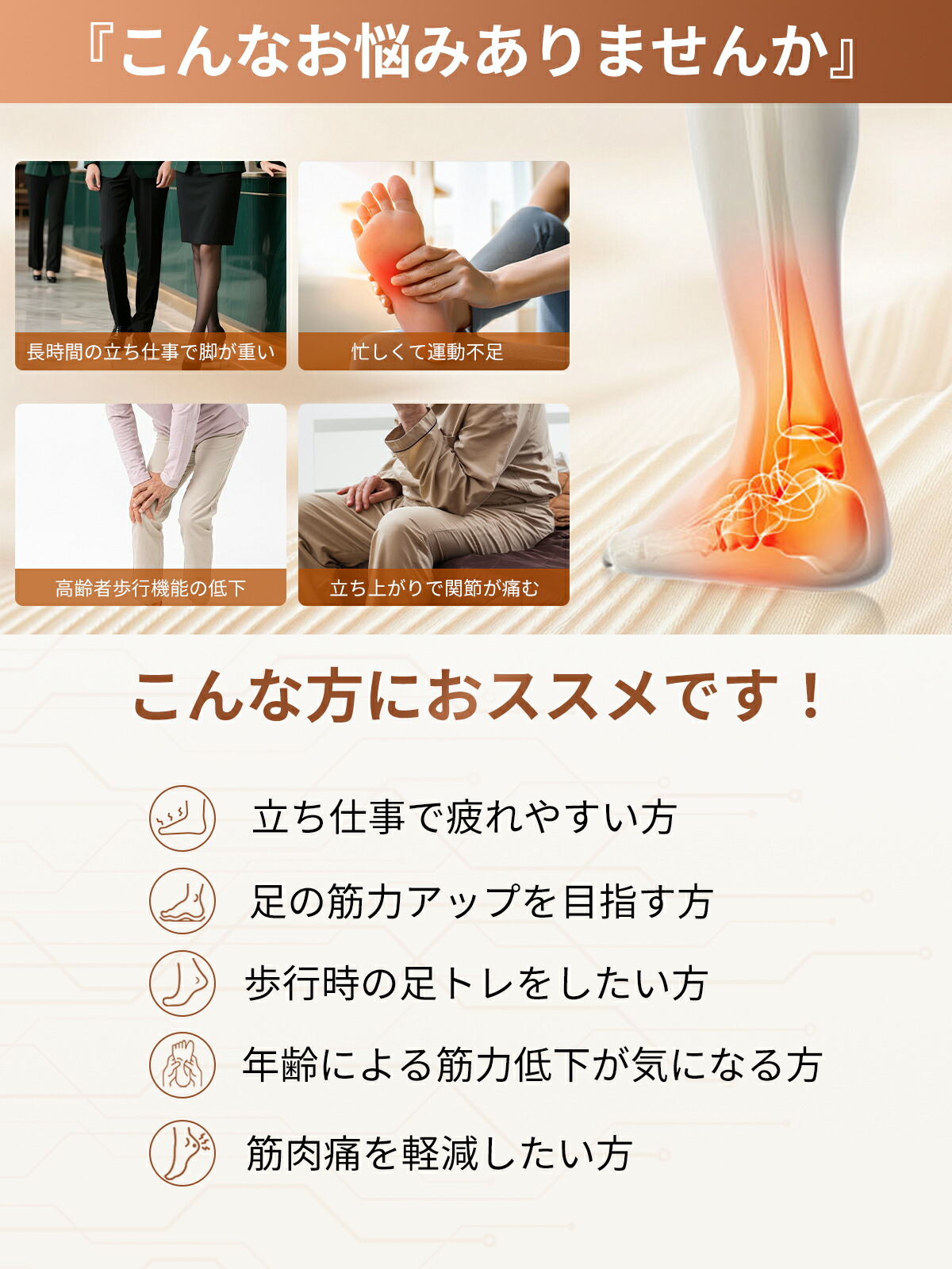 楽天市場】『Monons 筋力トレーニング むくみ解消』 EMS フットケア