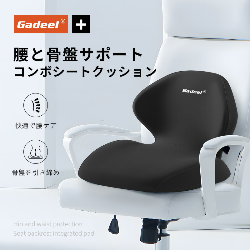 楽天市場】【6%OFFクーポン】Gadeel シートクッション 腰クッション 低