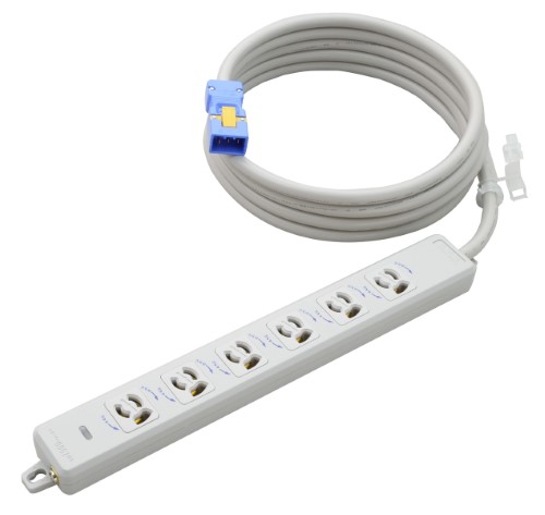 楽天市場】【公式】明工社 MR7906NT3 横形OA用抜け止め接地タップ6コ口