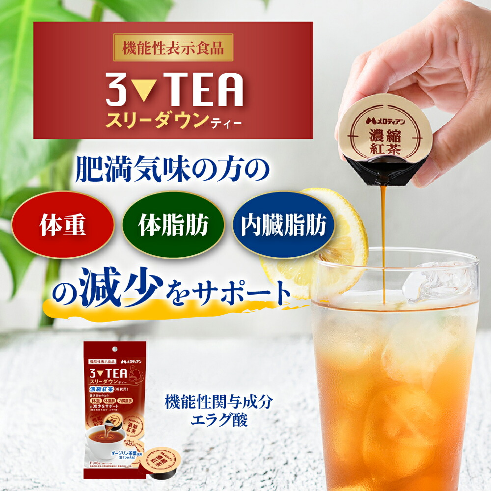 楽天市場】【公式】メロディアン 機能性表示食品 スリーダウンティー