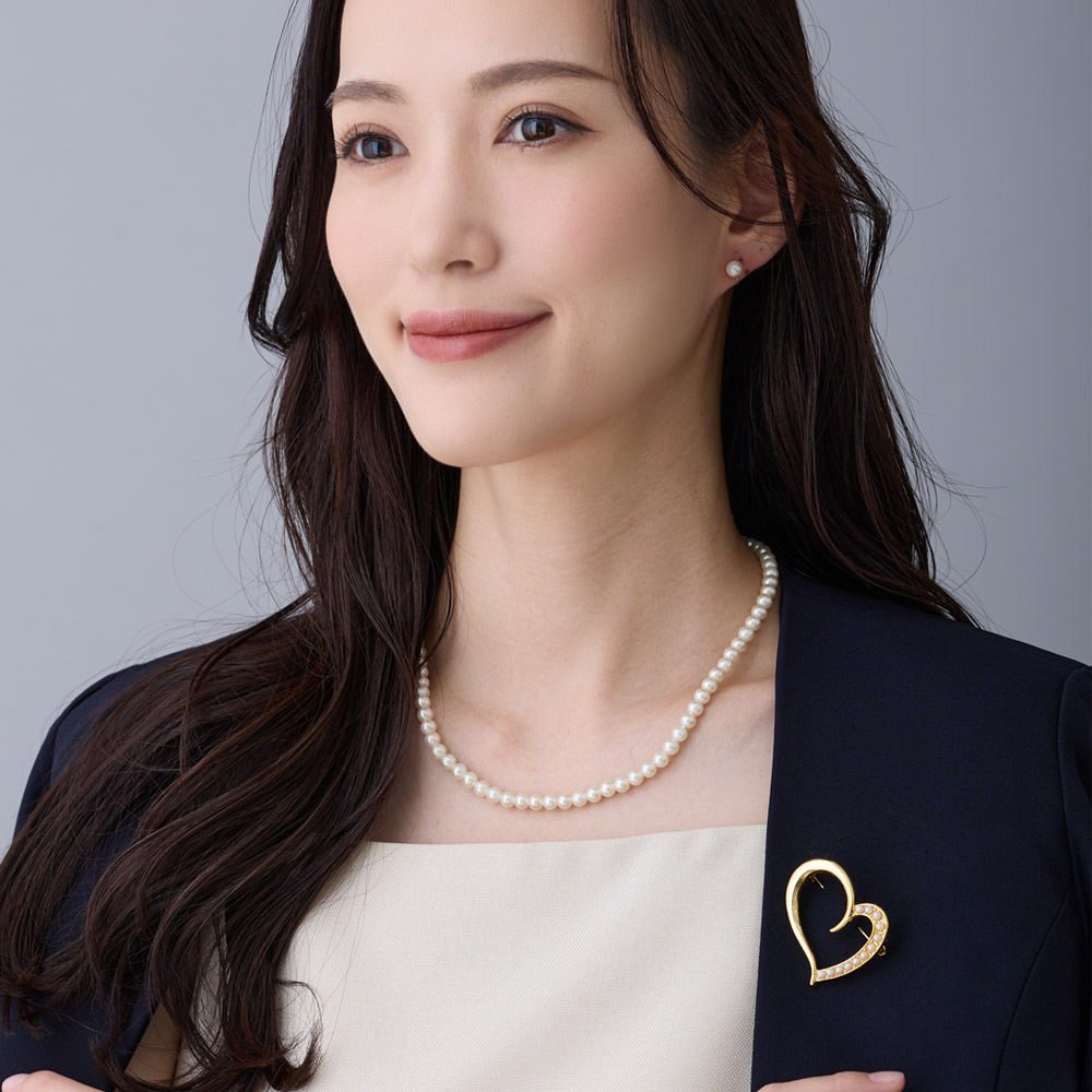 楽天市場】【25%OFFクーポン対象！】 ブローチ ハート 日本製 K18GP