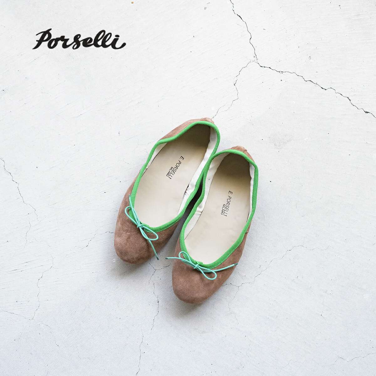 楽天市場】PORSELLI ポルセリ バレエシューズ 当店別注カラー【4406391