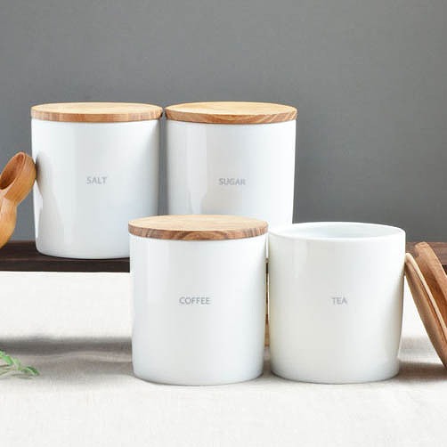 楽天市場】キャニスター ベーシック ソルト シュガー コーヒー ティー