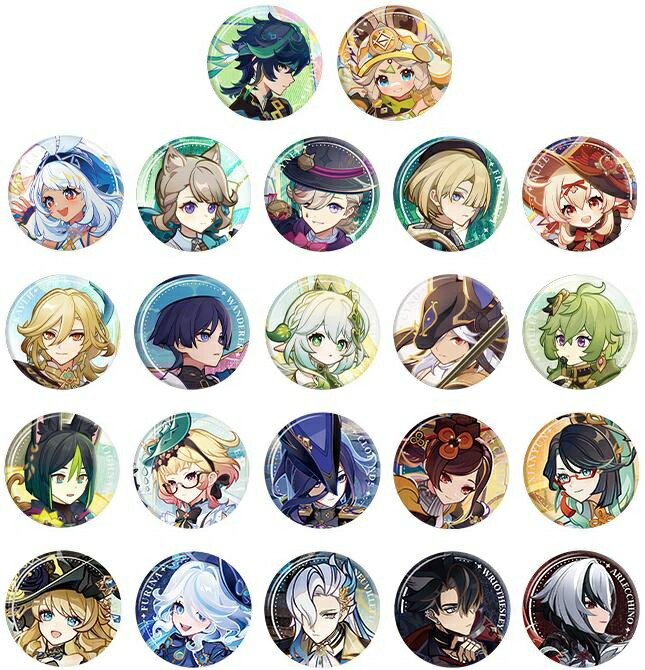 楽天市場】原神 公式グッズ 正規品 バージョン予告 缶バッジ