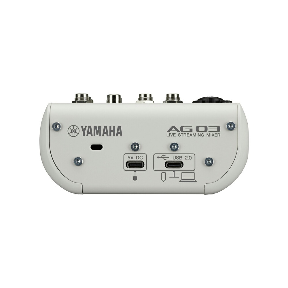 楽天市場】YAMAHA AG03 mk2 WH (コンデンサーマイク/白色マイク