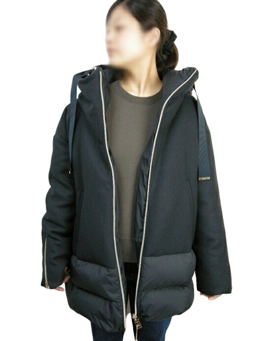 楽天市場】【HERNO/ヘルノ/ウール切替ダウンコート/ウールダウン